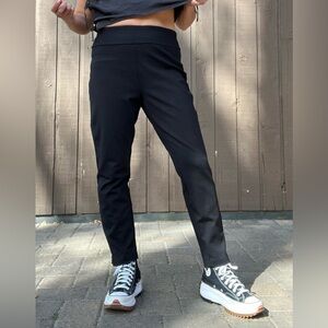 Express Black High Rise Slim Ankle Pants Stretch Workwear Career Large